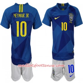 Maillot/Tenue Brésil Neymar JR 10 Enfant Extérieur Coupe du monde 2018